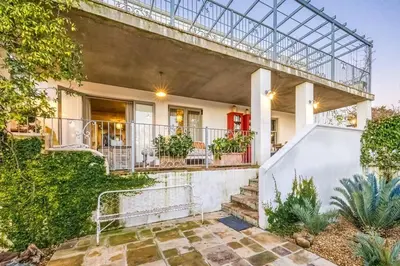 an image of a house with a glass roof at Serendipite Villa in Franschhoek