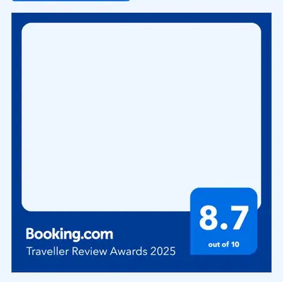 a screenshot of the travel review awards screen at Tranquil Olive Tree Garden Apartment 2 in Cape Town