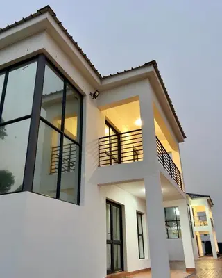 a rendering of a house with large windows at 2nd on Strand in Cape Town