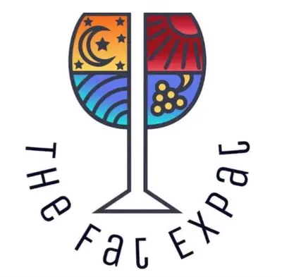 a drawing of a glass of wine with the words far left at The Muscadel - Paarl - Self Catering Apartment in Paarl