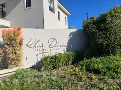 a sign for the last dance pineapple service at Songbird D'Aria Cape Town luxury house on Wine Estate in Cape Town