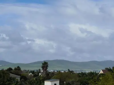 a view of the mountains from a city at Affordable Luxury in Cape Town
