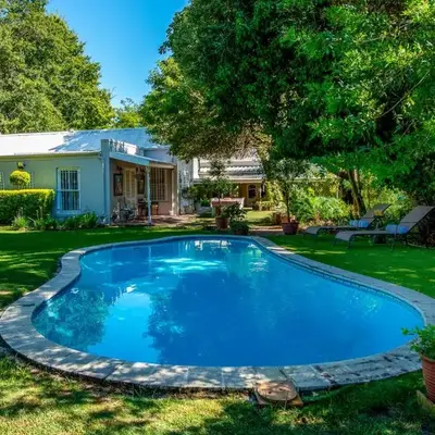 Beautiful country house set in lush garden