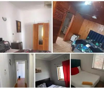 a collage of three pictures of a room at At-home Oakdale Bellville in Bellville