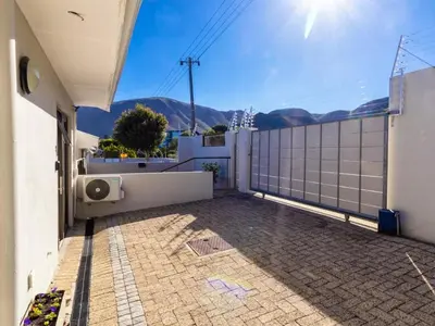 a view from the balcony of a house at Mountain Rest Hermanus in Hermanus