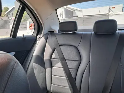 a view of the backseat of a car at Mercedes Benz C180 in Cape Town