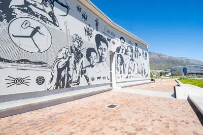 a mural on the side of a building at 705 Riverlands - 1Bedroom Apartment with Mountain Views in Cape Town