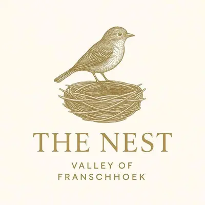 a bird sitting on top of a nest at The Nest Franschhoek in Franschhoek