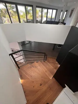 a view of a staircase in a house at 2 on Aurora Island in Durbanville