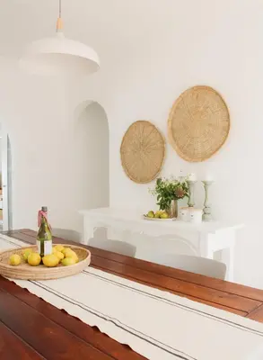a kitchen counter with a bowl of fruit on it at Endless summer in Hermanus