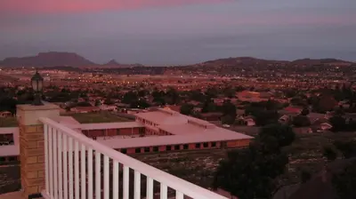 a view of a city from the top of a building at Shirleys Place in Brackenfell
