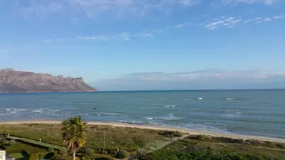 a view of the ocean from a resort at Emerald Bay in Strand