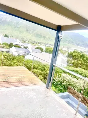 a view from the balcony of a house at 3 Indigo with Solar in Hermanus