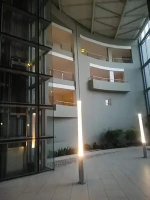 an empty building with a light in the middle at A310 Lagoon Beach Apartment & Spa in Cape Town