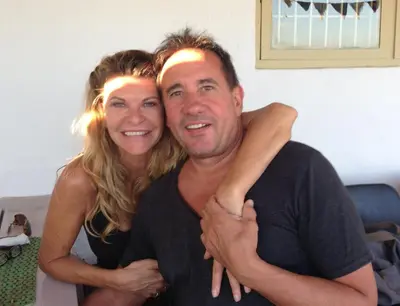 a man and a woman posing for a picture at Goblin's Mead in Edgemead
