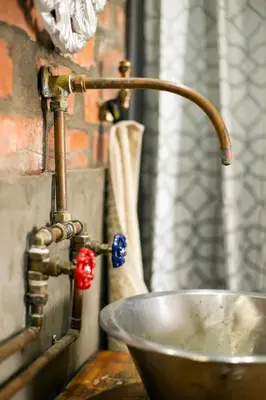 a kitchen sink with a faucet and a mixer at the STUDIO apartment in Durbanville in Durbanville