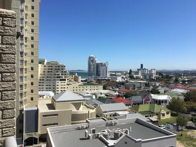 a view of a city from a building at C-Rus in Strand