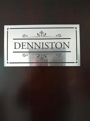 a sign with the word permission on a wall at Elgin Vintners Country House in Elgin