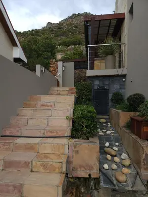 a set of stairs leading up to a house at Perhethian in Cape Town