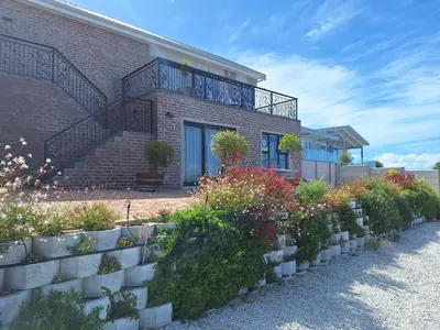 a building with a bunch of plants in front of it at 41 on Siffie in Hermanus