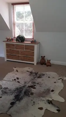 a room with a dirty rug on the floor at Mountain View Self-Catering Apartments in Somerset West