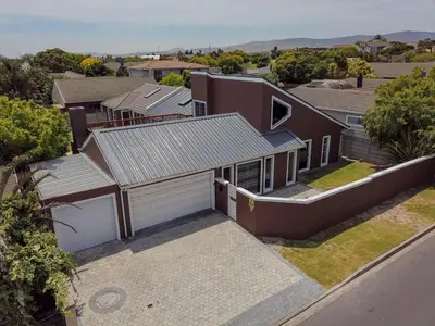 an aerial view of a house with a garage at Fairview Crescent by CTHA in Cape Town