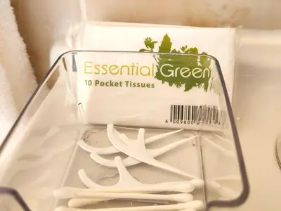 a package of essential green pack of white pasta utensils at Durbanville Pool House in Durbanville