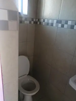 a small bathroom with a toilet and a sink at ALEXIA LODGE & SPA in Cape Town