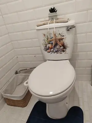 a bathroom with a toilet with a cactus on the tank at La Damon 2 in Paarl