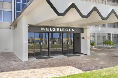 an entrance to a building with a welcome sign at Welgelegen 608 in Strand